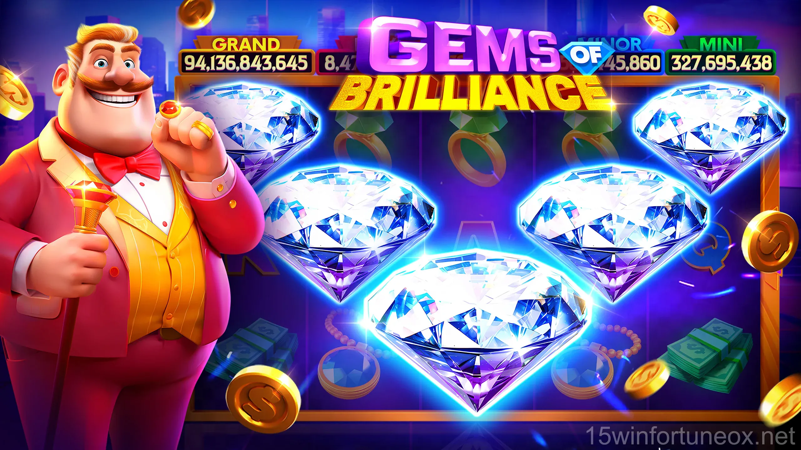 Recursos de jogo do 15 Win